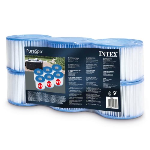 Szűrők S1 6 darabos készlet Pure SPA Intex 29011