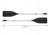 2 db alumínium evező kajakhoz 137 cm INTEX