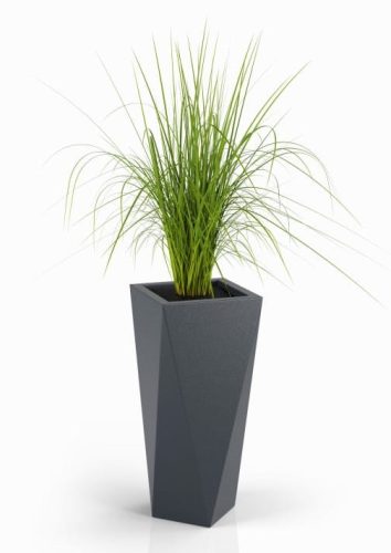 Monumo Vaso dizájn kaspó, 72 cm, antracit