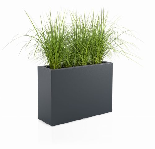 Monumo Lungo Grande dizájn kaspó, 60 cm, antracit