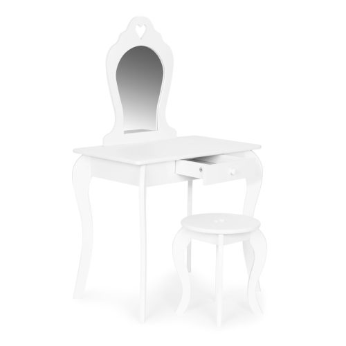 Nagy gyerek öltözőasztal tükörrel lányoknak, ECOTOYS
