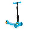Háromkerekű roller világító LED kerekekkel, 3 az 1-ben egyensúlyozó – kék ECOTOYS