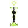 Háromkerekű egyensúlyroller világító LED kerekekkel, 3 az 1-ben - zöld ECOTOYS