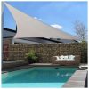 Vízálló napvitorla 5x5x5 m ModernHome – szürke