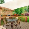 Téglalap alakú vízálló napvitorla, 2x3 m, bézs, MultiGarden