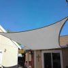 Téglalap alakú vízálló napvitorla 2x3 m ModernHome – szürke